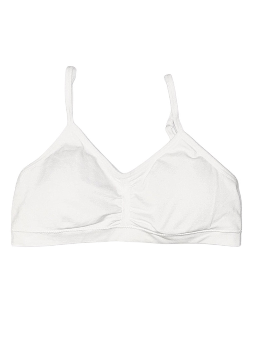 MAIDENFORM Girl's White Adjustable Training Bra Large 34A